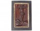 Crucifix Cross boatman boatman Arma Christi carved nineteenth century wood