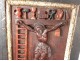 Crucifix Cross boatman boatman Arma Christi carved nineteenth century wood