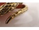 gold snake ring solid 18k gold rubies eagle head twentieth ring