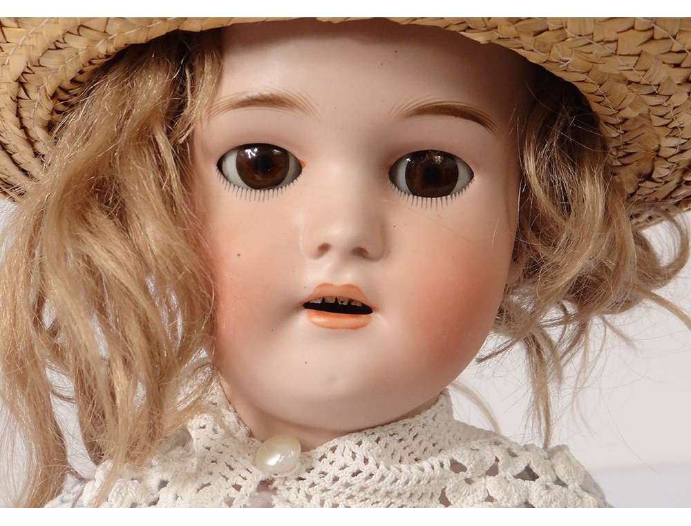 Simon  &  Halbig ANTIQUE GERMAN  SIMON HALBIG DOLL 1078 9 ABSOLUTELY LOVELY GIRL & CLOTHES  23"T 