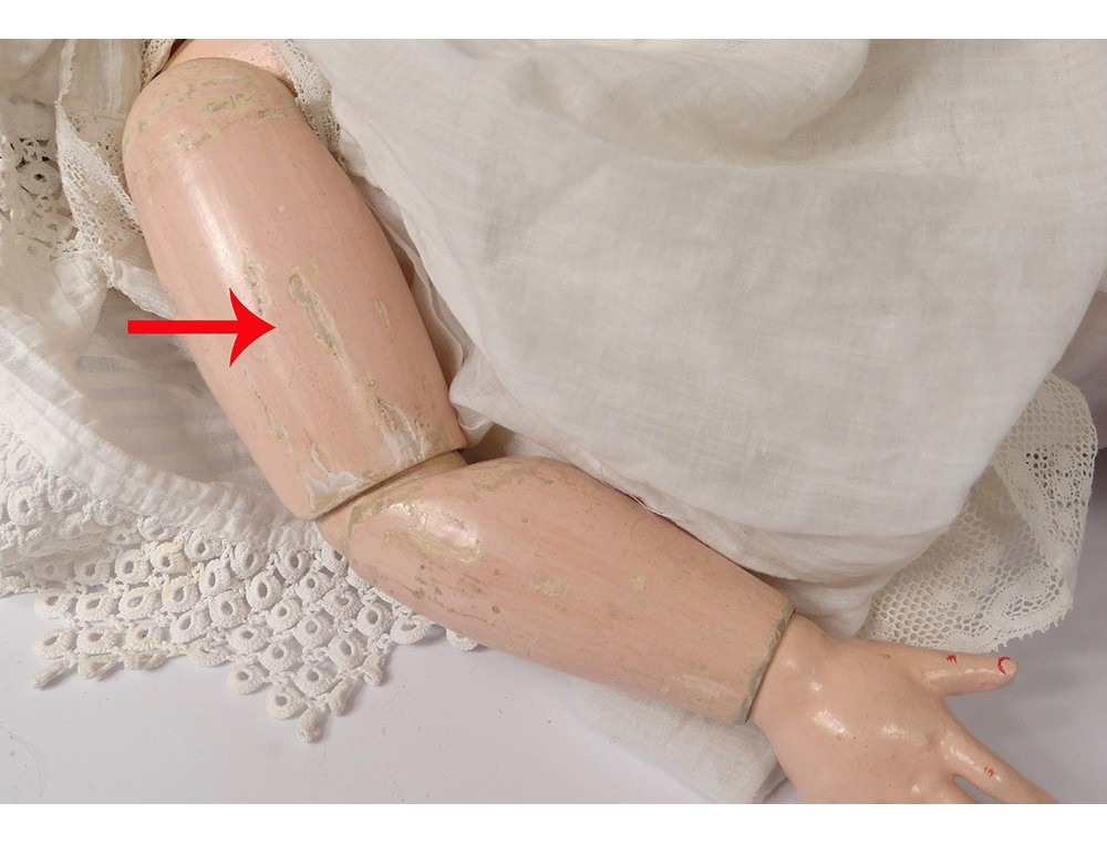 Poupée Ancienne Unis France 301 – Tête En Porcelaine Du Début XXe