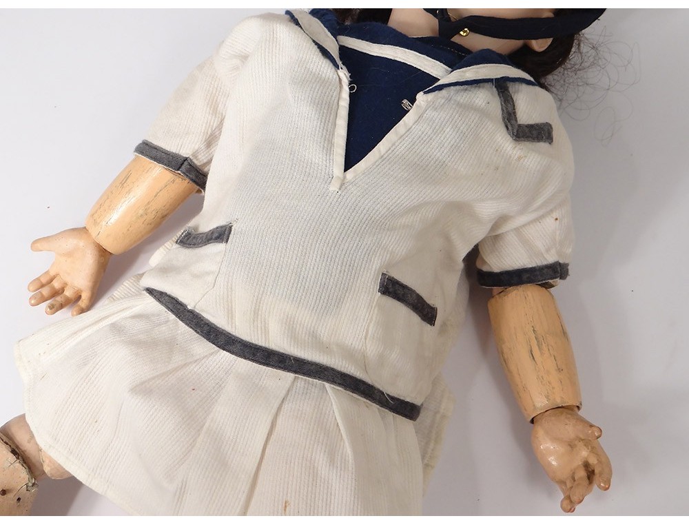 POUPÉE ANCIENNE ARMAND Marseille Germany 390 - A6M H: 62 cm EUR 325,00 - FR