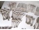 Housewife 151 Silver metal room House Chambly France covered twentieth net