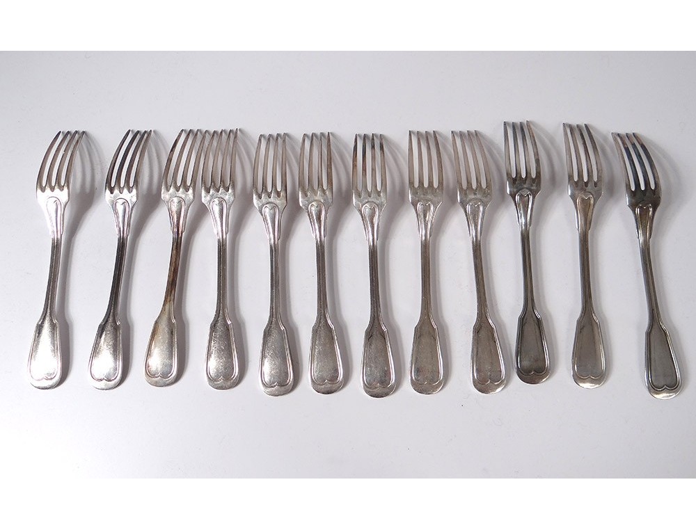 Ménagère 49 pièces métal argenté - Arts de la table