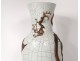 Large Chinese porcelain vase cracked gilt dragons nineteenth century