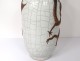 Large Chinese porcelain vase cracked gilt dragons nineteenth century