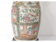 Chinese porcelain vase Canton phoenix characters butterflies flowers nineteenth