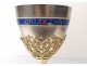 Chalice paten silver gilt enamel chalice Minerva Chevron nineteenth goldsmith