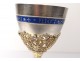 Chalice paten silver gilt enamel chalice Minerva Chevron nineteenth goldsmith