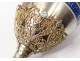 Chalice paten silver gilt enamel chalice Minerva Chevron nineteenth goldsmith