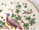 English porcelain plate Chelsea-Derby bird trees nineteenth century