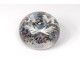 Sulfide crystal paperweight Clichy millefiori Cristallo-porcelain twentieth century