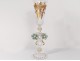 Wine glass glassware Murano Venice Italy gilt flowers nineteenth century