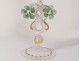 Wine glass glassware Murano Venice Italy gilt flowers nineteenth century