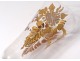 Wine glass glassware Murano Venice Italy gilt flowers nineteenth century