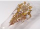 Wine glass glassware Murano Venice Italy gilt flowers nineteenth century