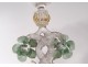 Wine glass glassware Murano Venice Italy gilt flowers nineteenth century