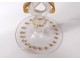 Wine glass glassware Murano Venice Italy gilt flowers nineteenth century