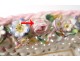 Cart empty-pocket porcelain Jacob Petit Paris gilt brass flower vine 19th