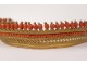 Tiara crown tiara gold metal beads coral palms nineteenth Empire