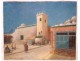 HST Orientalist painting Village casbah Morocco or Algeria 19th