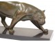 bronze sculpture panther Irenee Rochard animal twentieth marble sculptor