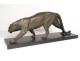 bronze sculpture panther Irenee Rochard animal twentieth marble sculptor