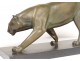 bronze sculpture panther Irenee Rochard animal twentieth marble sculptor