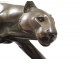 bronze sculpture panther Irenee Rochard animal twentieth marble sculptor