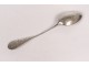 11 teaspoons flowers monograms solid silver Minerva nineteenth century