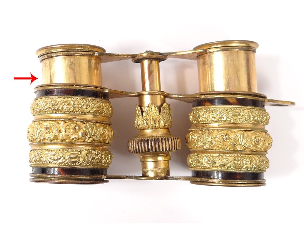 Jumelles Maritime Vintage Laiton - Royal Navy London 1917 - 4x - Opera Glass
