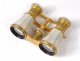 pearl opera glasses golden brass nineteenth century Paris optician Gaggini