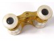 pearl opera glasses golden brass nineteenth century Paris optician Gaggini