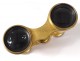 pearl opera glasses golden brass nineteenth century Paris optician Gaggini