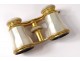 pearl opera glasses golden brass nineteenth century Paris optician Gaggini