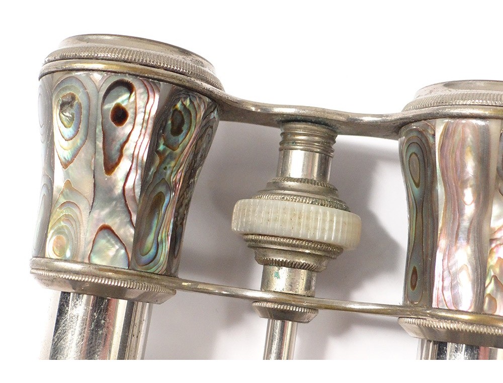 Jumelles Anciennes De Théâtre opéra 1850-1860 Napoléon 3 - Aluminium Et