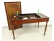 game table backgammon chips Jacob mahogany feet candlesticks Restoration XIXth