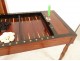 game table backgammon chips Jacob mahogany feet candlesticks Restoration XIXth