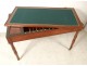 game table backgammon chips Jacob mahogany feet candlesticks Restoration XIXth