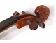 1/2 violin child luthier Paul Beuscher Bd Beaumarchais Paris XXth bow