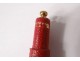 Small case in propelling pencil Cartier red leather pencil twentieth century