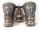 silver plated brass opera glasses optician Chevalier Paris XIX