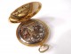 Omega pocket watch stopwatch solid gold 18-carat Art Deco Swiss twentieth