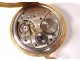 Omega pocket watch stopwatch solid gold 18-carat Art Deco Swiss twentieth