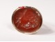 Gold wax seal stamp solid 18K intaglio eighteenth character portrait