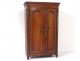 Chestnut control cabinet carved miniature shell eighteenth century