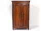 Chestnut control cabinet carved miniature shell eighteenth century