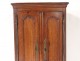 Chestnut control cabinet carved miniature shell eighteenth century