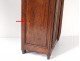 Chestnut control cabinet carved miniature shell eighteenth century