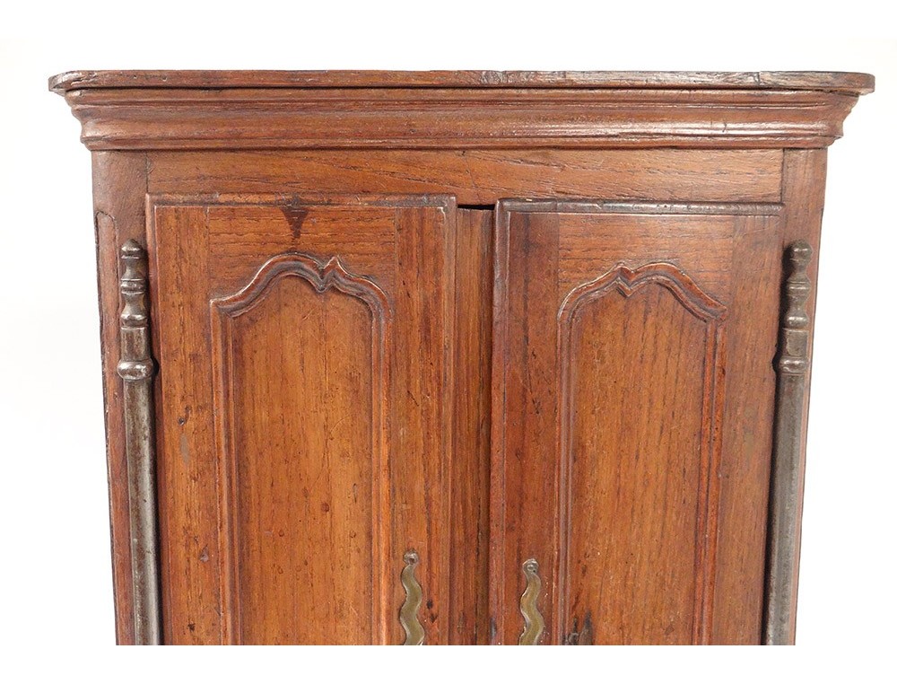 Ancienne Armoire De Poupée (Maîtrise) - Fabrication Française - Occasion Bel état